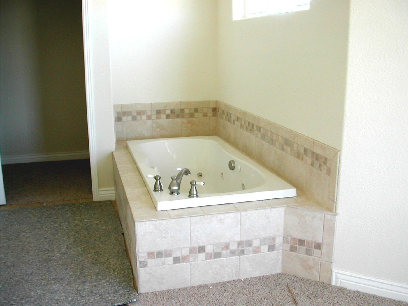 custom home in Colorado master tub with jets